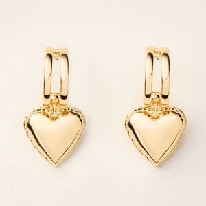 Kate Spade x Target Gold Heart Balloon Drop Earrings